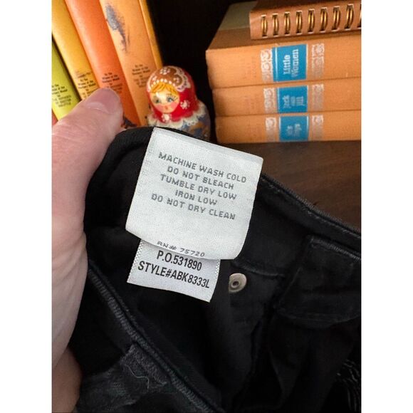 BKE Buckle Payton Black Universal Fit Mid-Rise Bootcut Stretch Jean Size 26 - Picture 8 of 9